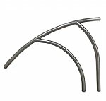 Global Pool Products, Modern Coolest 3 Bend Handrail, Stainless Steel