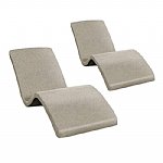 S.R. Smith Destination Series In-Pool Lounger 2-PAK, Fashion Gray