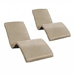 S.R. Smith Destination Series In-Pool Lounger, Cappuccino, 2-Pack