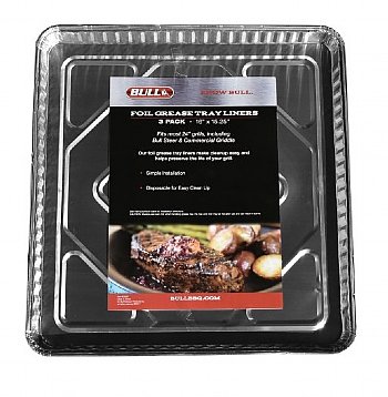 Bull BBQ 24 Inch Grease Tray Liners, 3 Pack