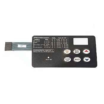 Pentair MasterTemp 400 Pool Heater 6 Button Membrane Keypad