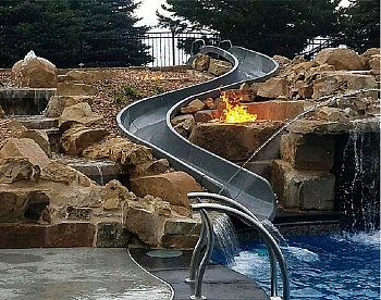 S.R. Smith River Run 29-Foot, Gray, Right Turn Pool Slide | RRS29A-CR-52