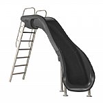 S.R. Smith Rogue2 Solid Solid Gray Right Curve Pool Slide 