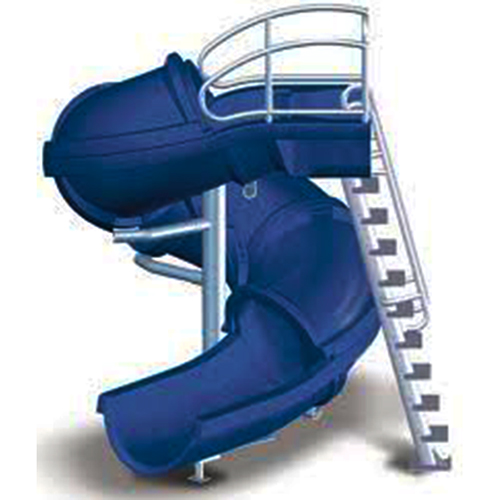 Vortex Full Tube Swimming Pool Waterslide with Staircase